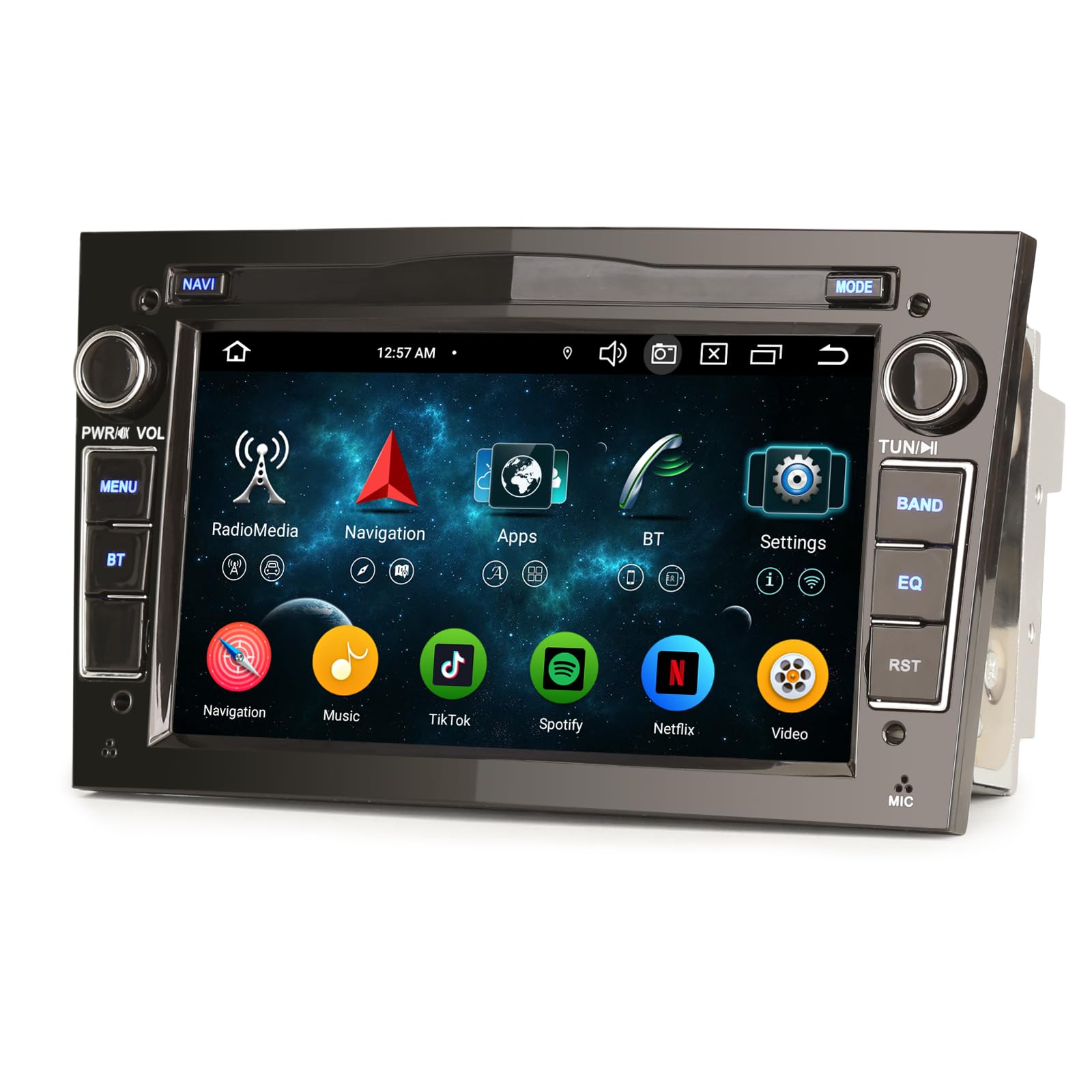 Erisin Radio samochodowe z systemem Android 14, Bluetooth GPS, nawigacja do Opel Antara, Astra Corsa C/D, Vectra Meriva, Signum, Vivaro, Zafira, Combo 7 cali, IPS Wireless CarPlay Android Auto DAB+