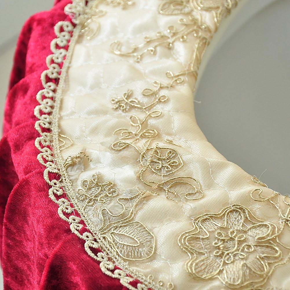 WSHINE Pleuche Lace Toilet Accessories Tank Cover + Lid Cover + Toilet Seat Cover with Zipper Design (coffee) : Home & Kitchen