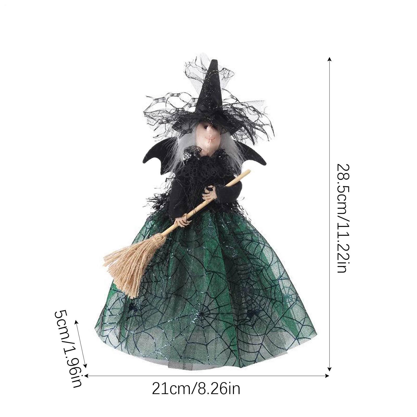 Amazon.co.jp: Bvhauabx 魔女の人形の装飾、ハロウィーンの魔女像