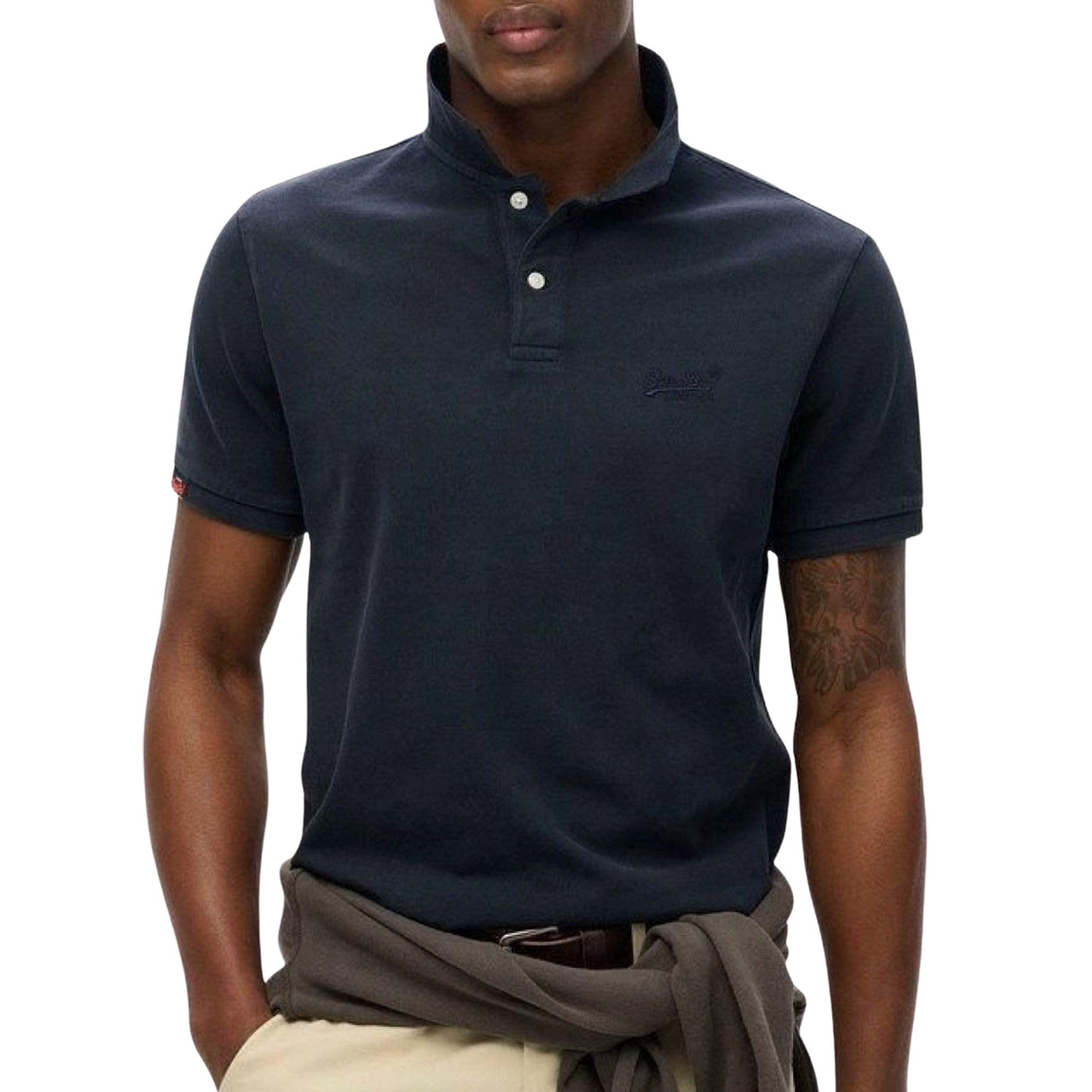 Superdry Vintage Destroy Polo Men - M