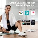 Ovutek Smart Scale for Body Weight, Bathroom Digital Weighing Machine for Fat Muscle BMI, Accurate Electronic Body Composition Monitors for People's Health, Compact Size, gallery image