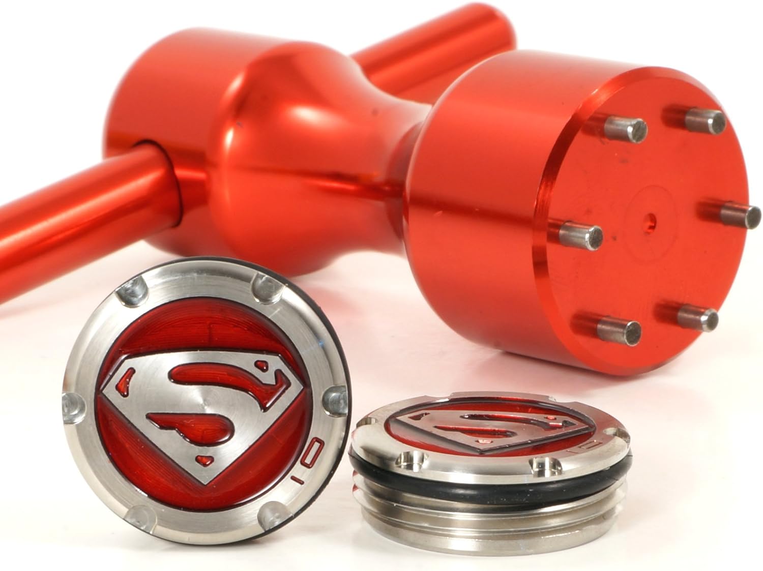 19th Hole Custom Shop 2 of 10g Deluxe Tour Style Red Weights for Scotty Cameron Putters with Wrench Tool