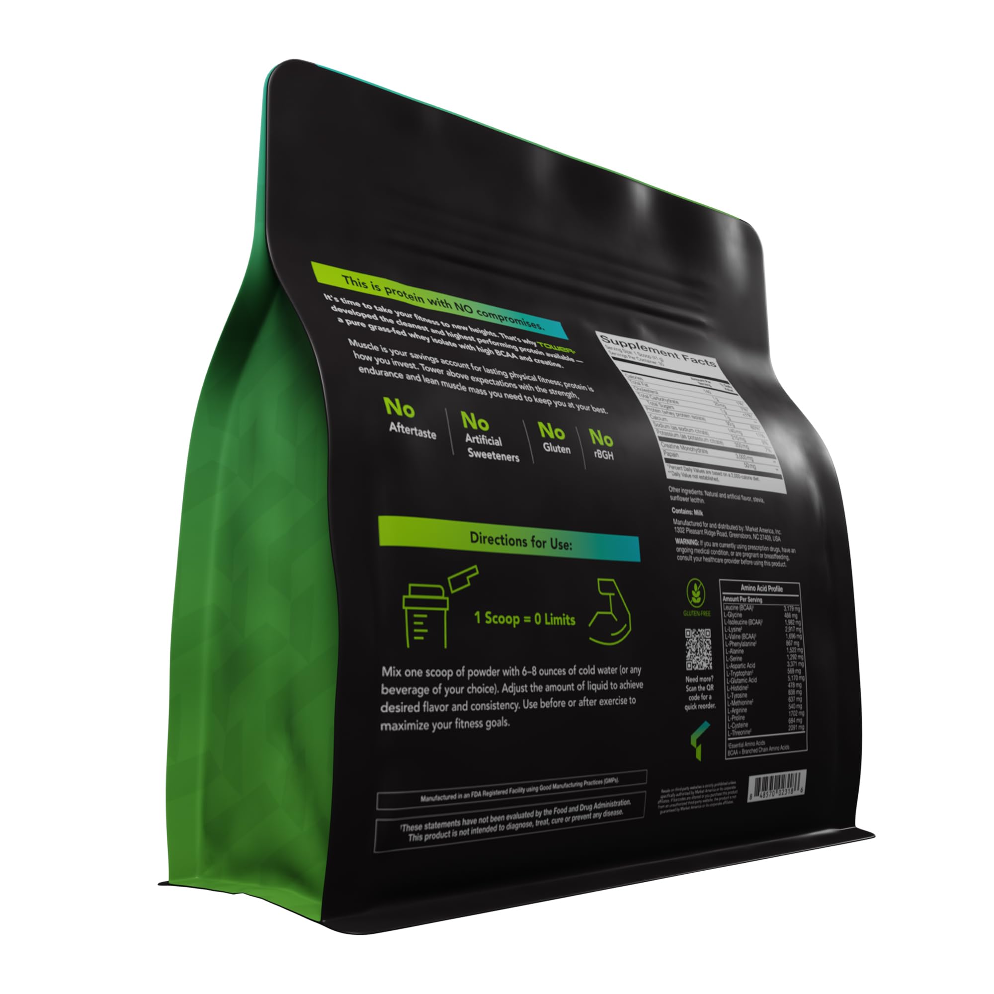 Amazon.com: Market America Tower+™ Pure Whey Protein Isolate 