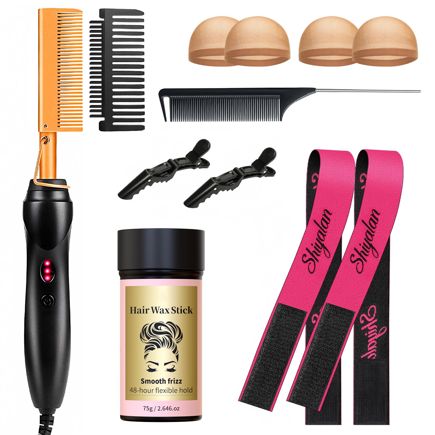 Amazon.com : PasaRose Hot Comb Set 11Pcs, Electric Hair
