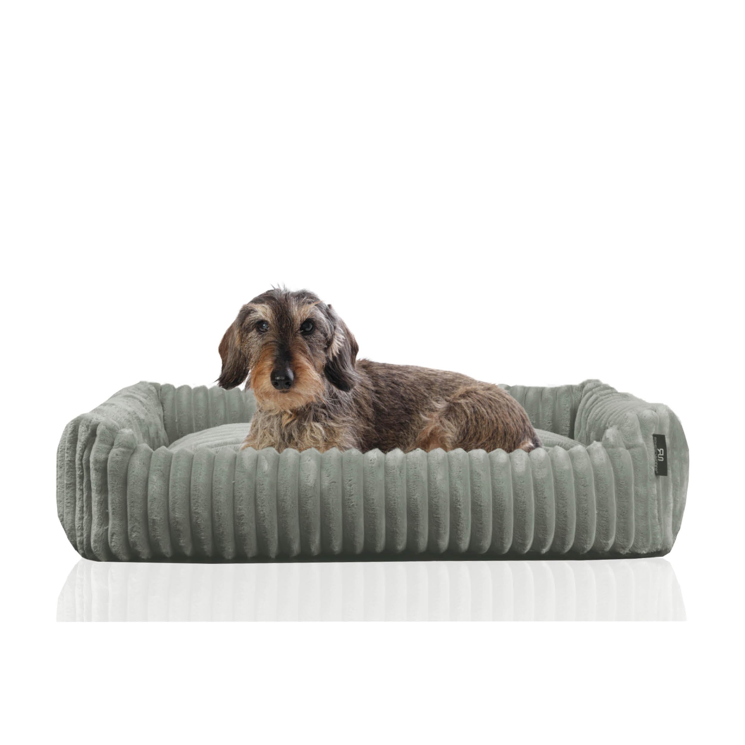 Rohrschneider Kuschelsofa Deluxe, kl. & mittelgr. Hunde/Katzen, grau