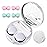Cute Contact Lens Case Portable Travel Box with Mirror Tweezers Remover Tool Solution Bottle for Office and Outdoor