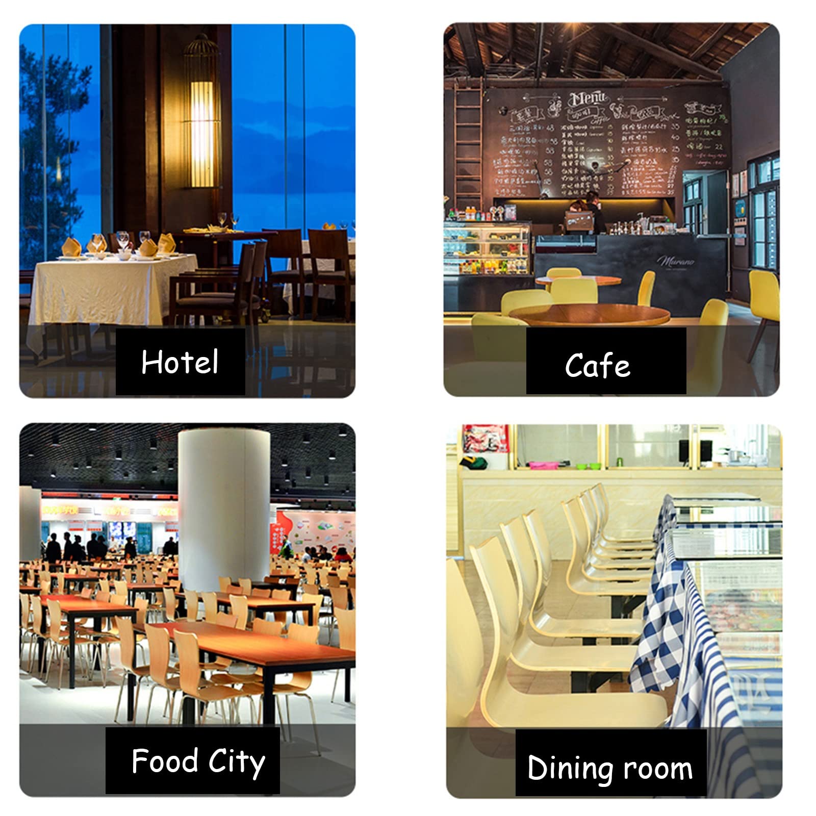 Tischnummernkarten aus Edelstahl, Tischnummern-Tischschilder, Teller 1–20/50/100, doppelseitige Zahlitige Zahlen, stapelbar, leicht zu reinigen, für Restaurant, Café, Bar, Hochzeiten, Partys