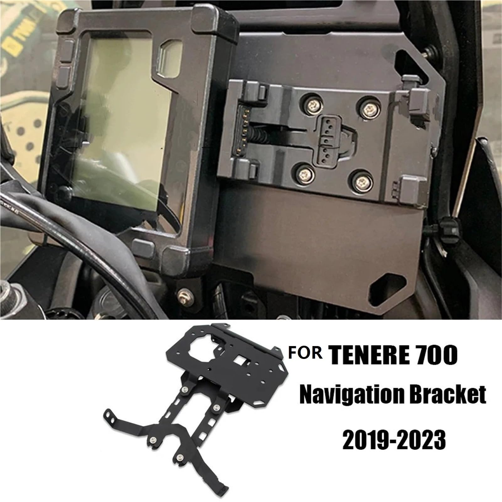 Uchwyt GPS Uchwyt Do Telefon Motocyklowy, Uchwyt Nawigacyjny Do, Pasujący Do TENERE700 2019-2021 Uchwyt do nawigacji GPS uchwyt