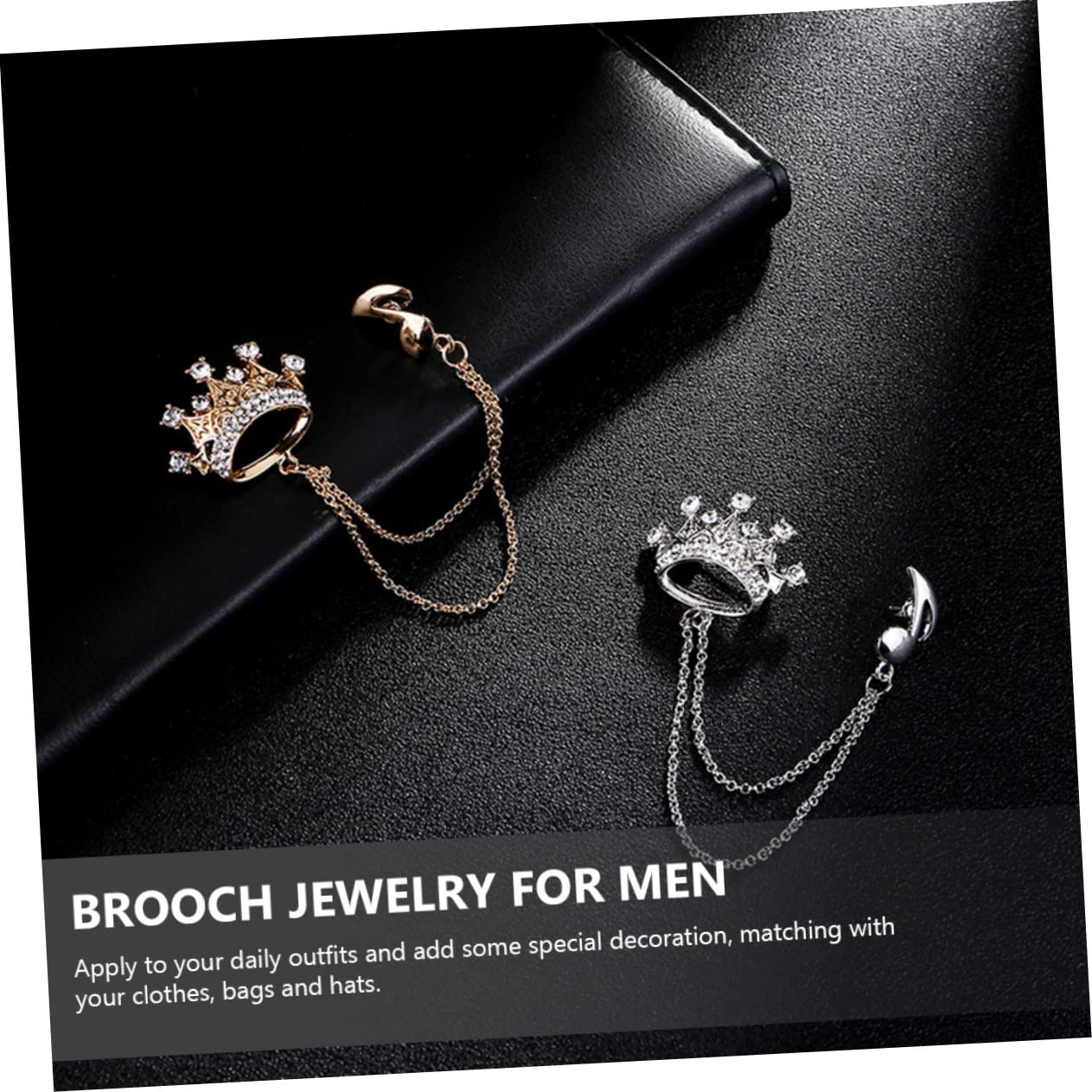 SHERCHPRY spilla borse borsoni tappi strenna hat charms spille di note musicali spille con nappe gioielli per abbigliamento arredamento catenelle per camicie spille gioielli lega Golden