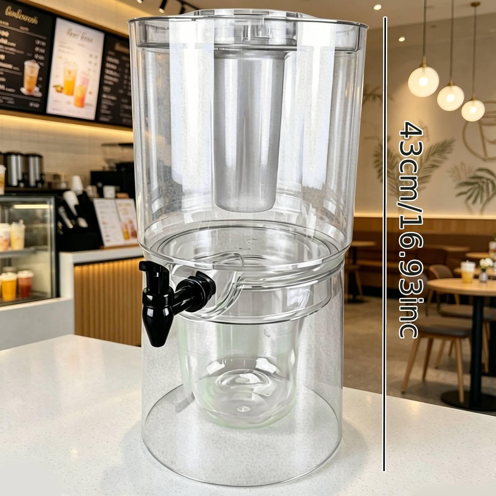 Baoblaze Dispensador Bebidas, Jarra Agua, Recipiente para Jugo para Fiestas, 43cmx24cm