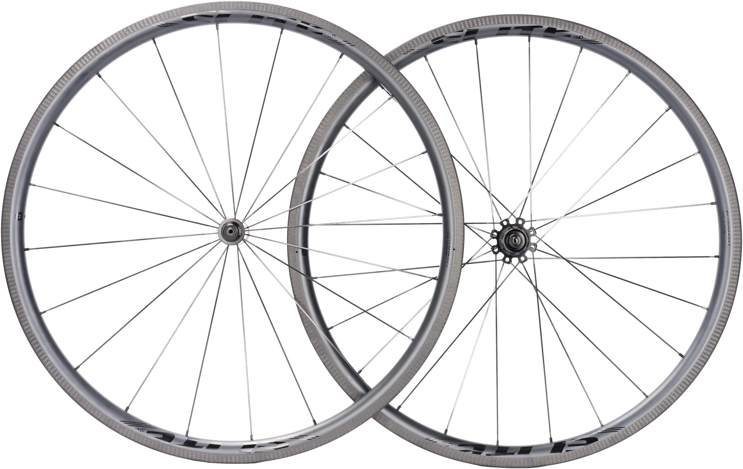 ELITEWHEELS Road Bike Carbon Wheels 700c Clincher 30/38/50/55/60/82mm Carbon Wheelset Tubeless Ready Cycling Wheel U Shape