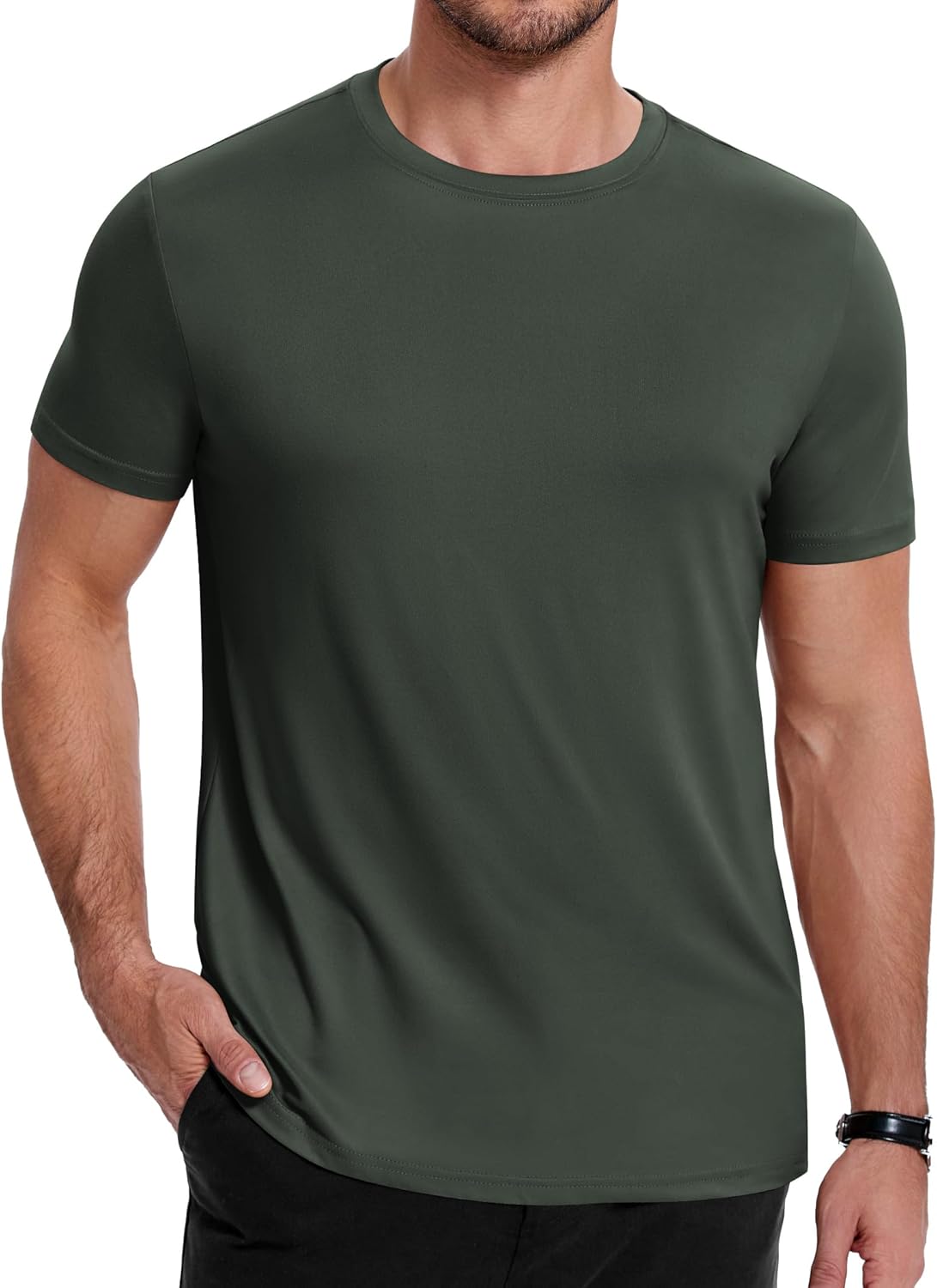 COOFANDY Men's Short Sleeve T-Shirts Crew Neck Casual Summer T Shirts 1-3 Pack Basic Tee Shirt