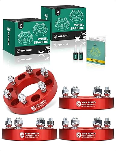 Miniatura 65 de YHTAUTO Espaciadores de rueda de 1.25 pulgadas para Ford F-150, Expedition y Lincoln Navigator 2003-2014, Mark LT, espaciadores de neumáticos Negro