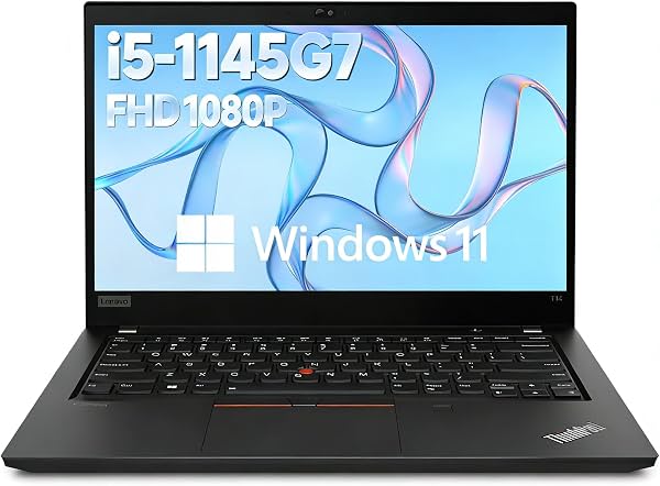 Lenovo ThinkPad T14 Gen 2 Laptop Core i5-11th 16GB RAM 512GB SSD (Renovado) | 14" FHD (1920×1080), Windows 11 Pro, Thunderbolt, HDMI, Type-C