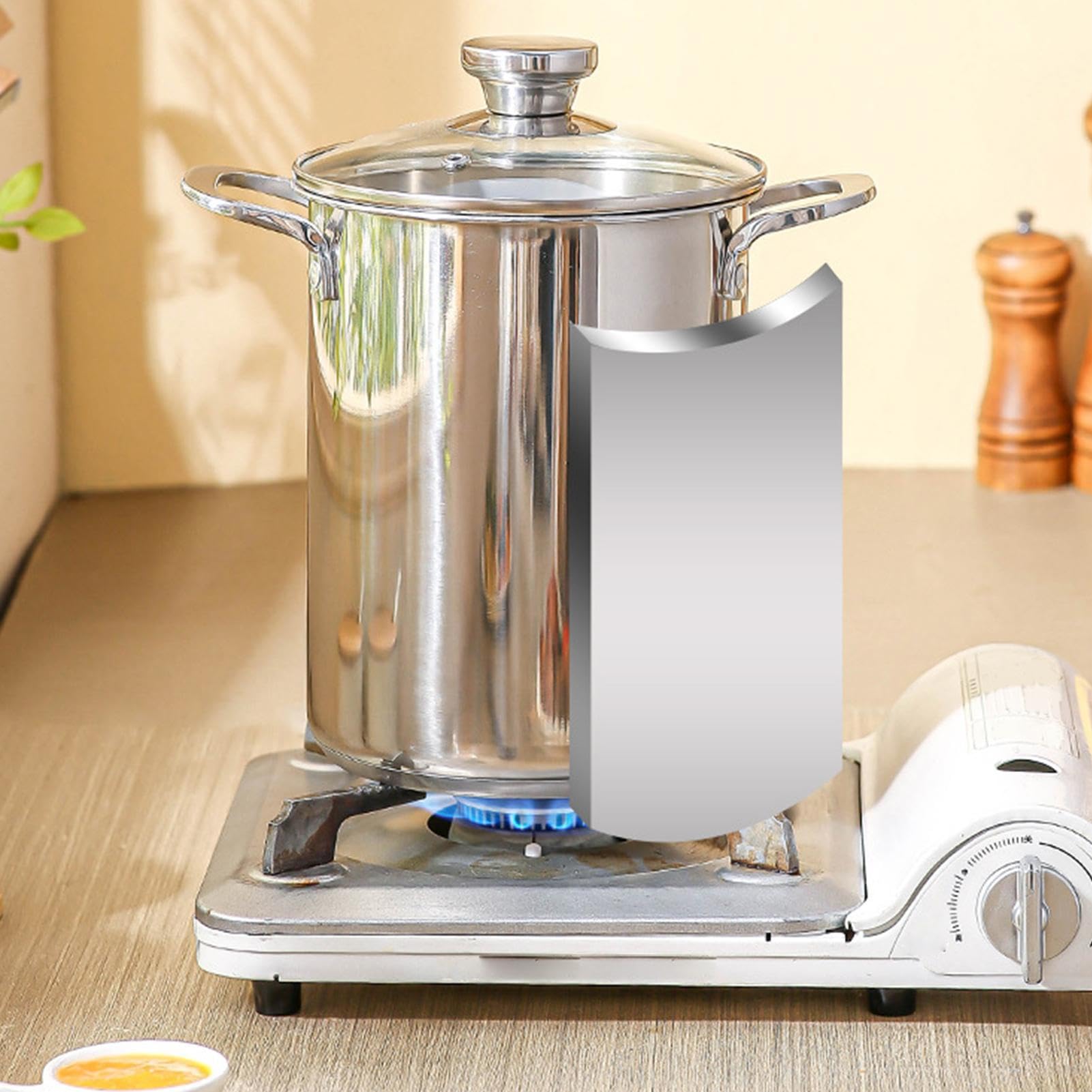 Pentola Per Pasta Con Scolapasta Utensile da Cucina da 4 L | Casseruola Domestica Con Coperchio Per Cuochi Genitori Preparazione Pasti Feste Riunioni Eventi Formali Ristorante