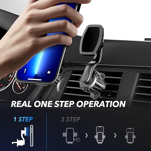 Miniatura 6 de Soporte magnético para teléfono de automóvil, soporte de teléfono celular con clip mejorado, soporte de teléfono magnético fuerte de 360° para