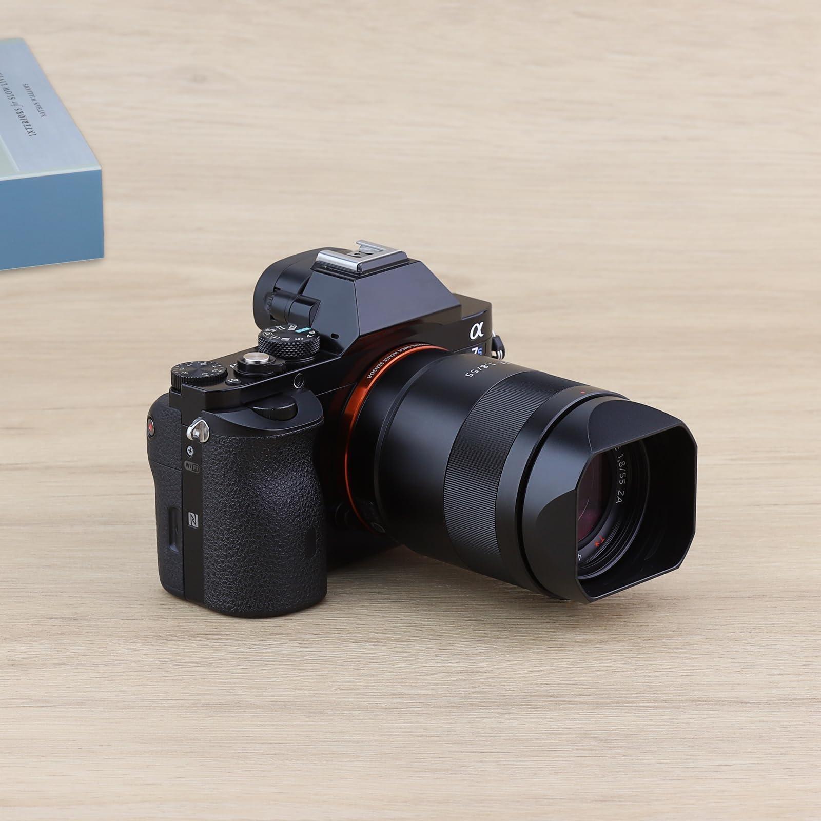 Haoge LH-RX1B Paraluce quadrato in metallo a baionetta per Sony FE 35 mm F2.8 ZA Carl Zeiss Sonnar T* FE 55 mm F1.8 ZA FE 24 mm F1.8 ZA E Mount Lens