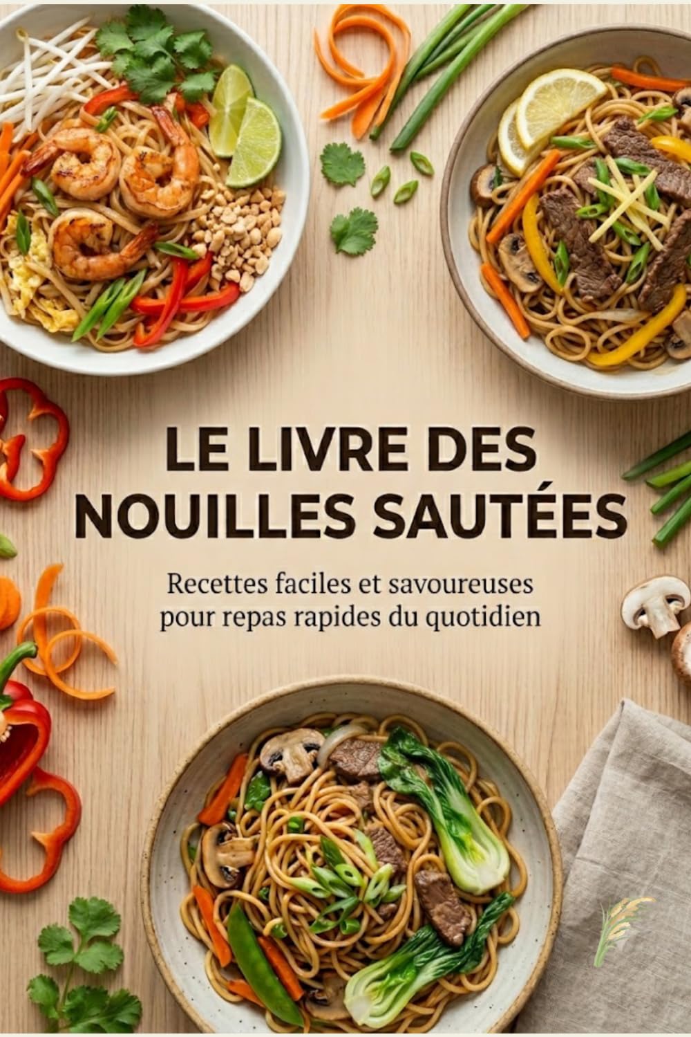 Le Livre des Nouilles Sautées: Recettes faciles et savoureuses pour repas rapides du quotidien