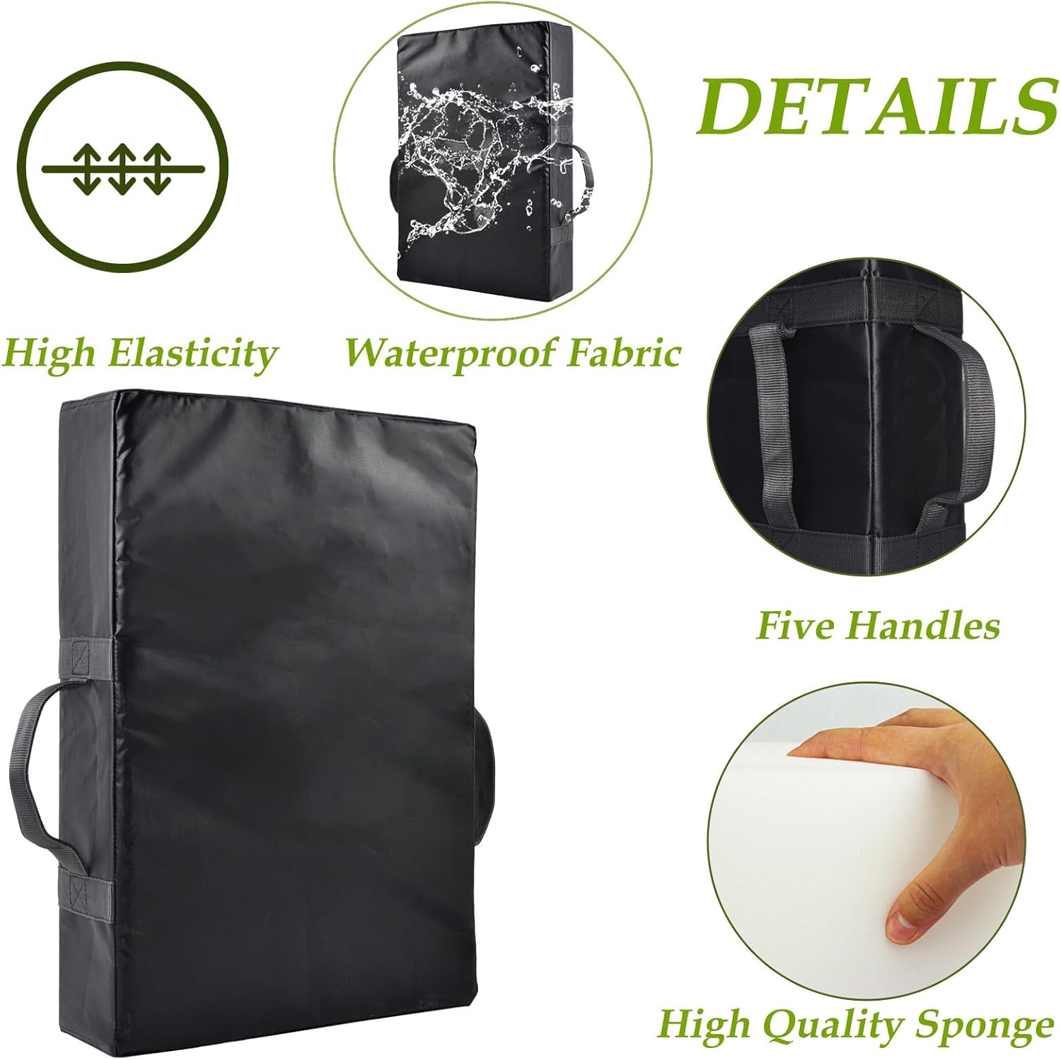 Boxing Pads Kicking Shields - Professional Blocking Training Pads for Martial Arts Muay Thai MMA Karate & Kickboxing - High-Density Padding with 5 Handles for Coaches Adults & Youth