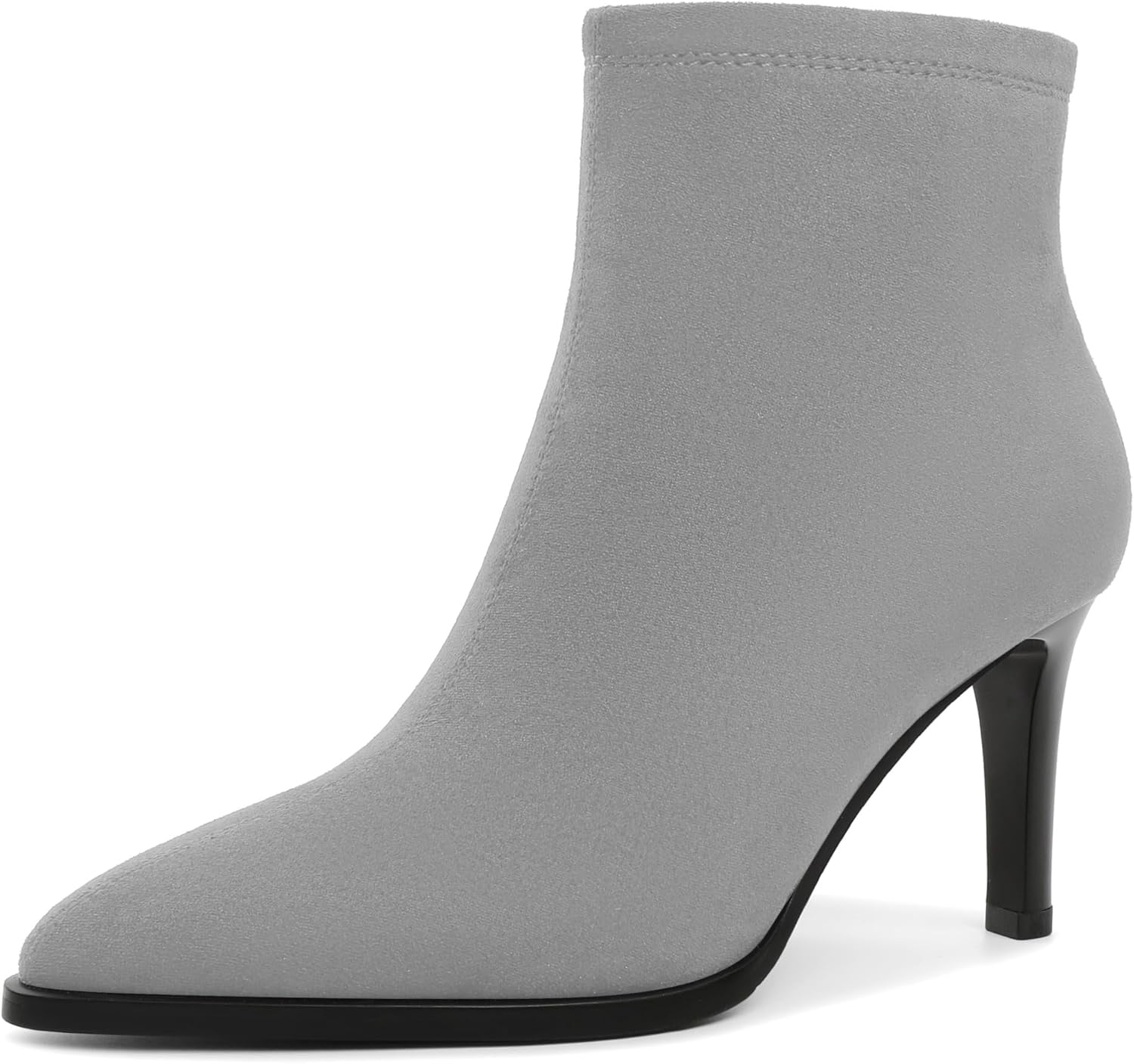 Ankle Boots for Women Low Heel Women's Suede Ankle Boots - Pointed Toe for Evening Wear Sexy Fall Winter