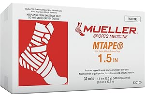 MUELLER Sports Medicine Athletic MTape Rolls Team Pack: Premium Taping Solution