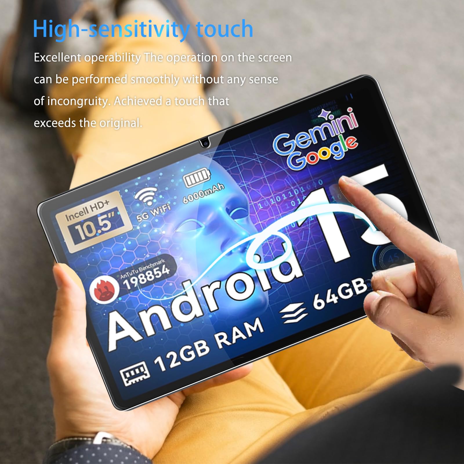 Pack Of 2 Screen Protectors For Tabwee T80 10.1 Inch/TABWEE T80 Android