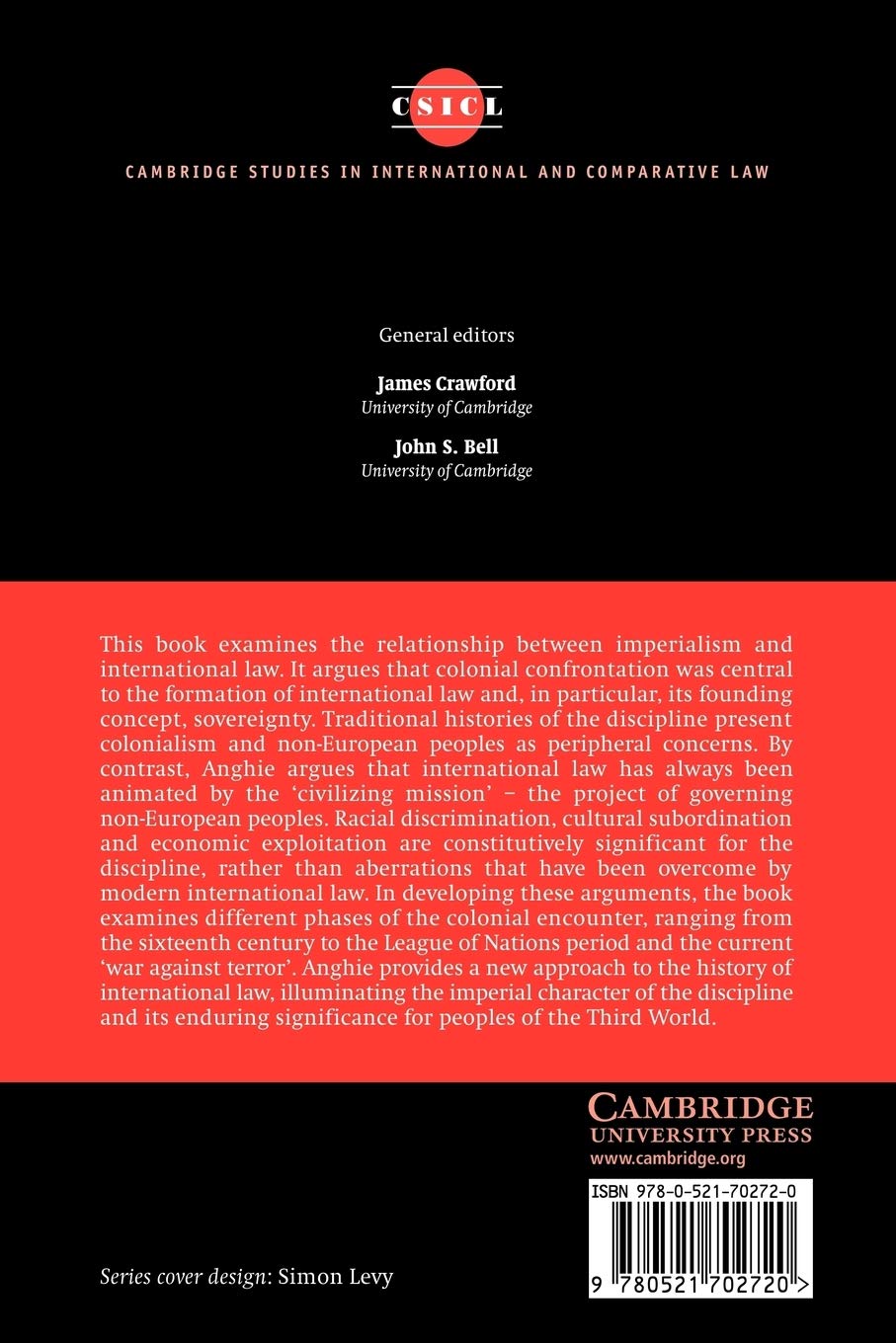 Imperialism Sovrgnty Mkg Intl Law: 37 (Cambridge Studies in International and Comparative Law, Series Number 37)