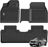 Vista 33 de VIWIK - Alfombrillas para Nissan Pathfinder de 7 plazas 2013-2020 / QX60/ JX35 2013 2014-2020, juego completo de alfombrillas de coche