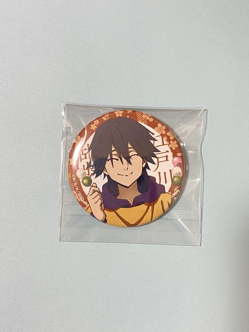 文豪ストレイドッグス　江戸川乱歩　アニメガ　缶バッジ 文豪ストレイドッグス だけ缶 江戸川乱歩/福沢諭吉だけ