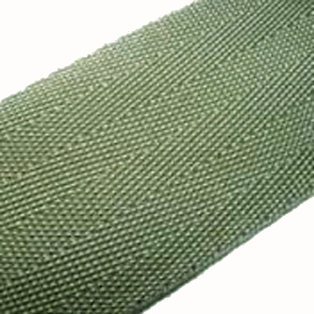 Official UK Woven for MoD and Contact Left 5 Metres Army Green Military Specification 50mm / 2" Webbing - Herringbone Weave