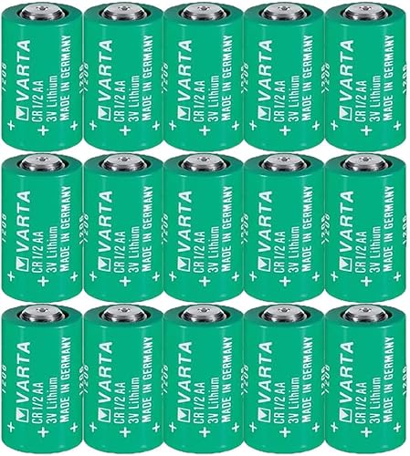 VARTA CR12 AA Serie 3V Batería de litio de un solo uso 950mAh batería cilíndrica (paquete de 15)