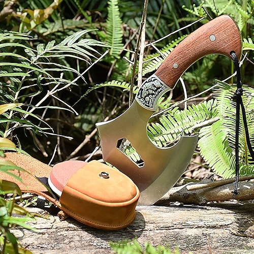 Miniatura 4 de NedFoss - Disco afilador con estuche, piedra de afilar de grano dual para exteriores, herramienta multiusos para afilar hachas, hachuelas,