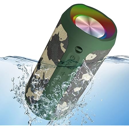 EDUPLINK Outdoor Portable Bluetooth Wireless Speaker - Waterproof - camo Color