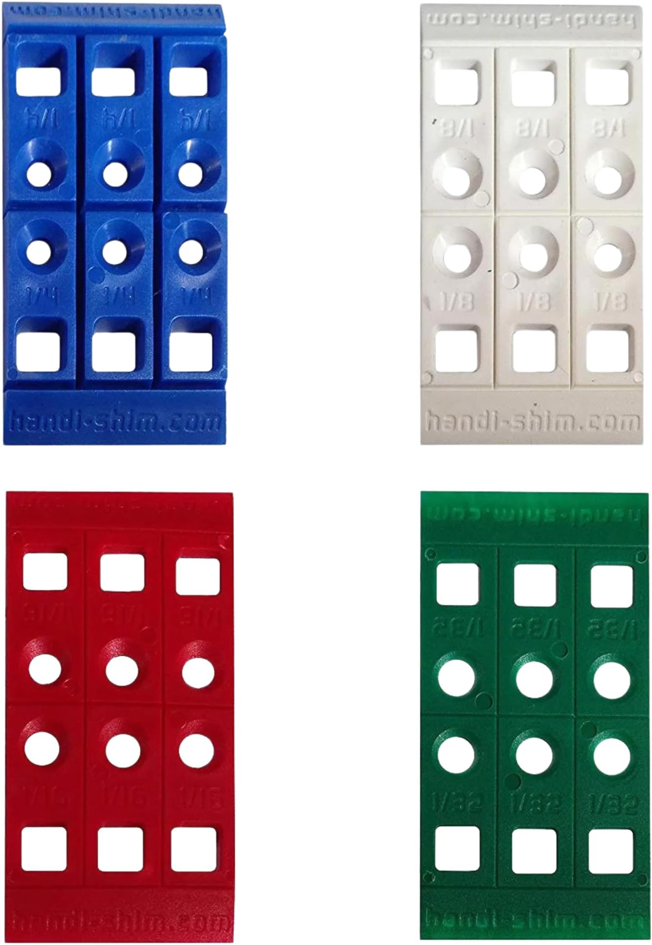Amazon.com: Handi-Shim Heavy Duty Reusable Plastic Construction Shims ...