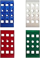 HandiShim Heavy Duty Reusable Plastic Shims - 100 Pack Assorted 4 Sizes for Leveling, Spacing, Plumbing & Construction