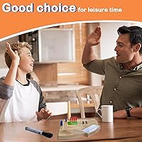 Vista 7 de Baseball Board Game, Oak Made Leisure Game for Sport Battle Table Game for Family Party Holiday