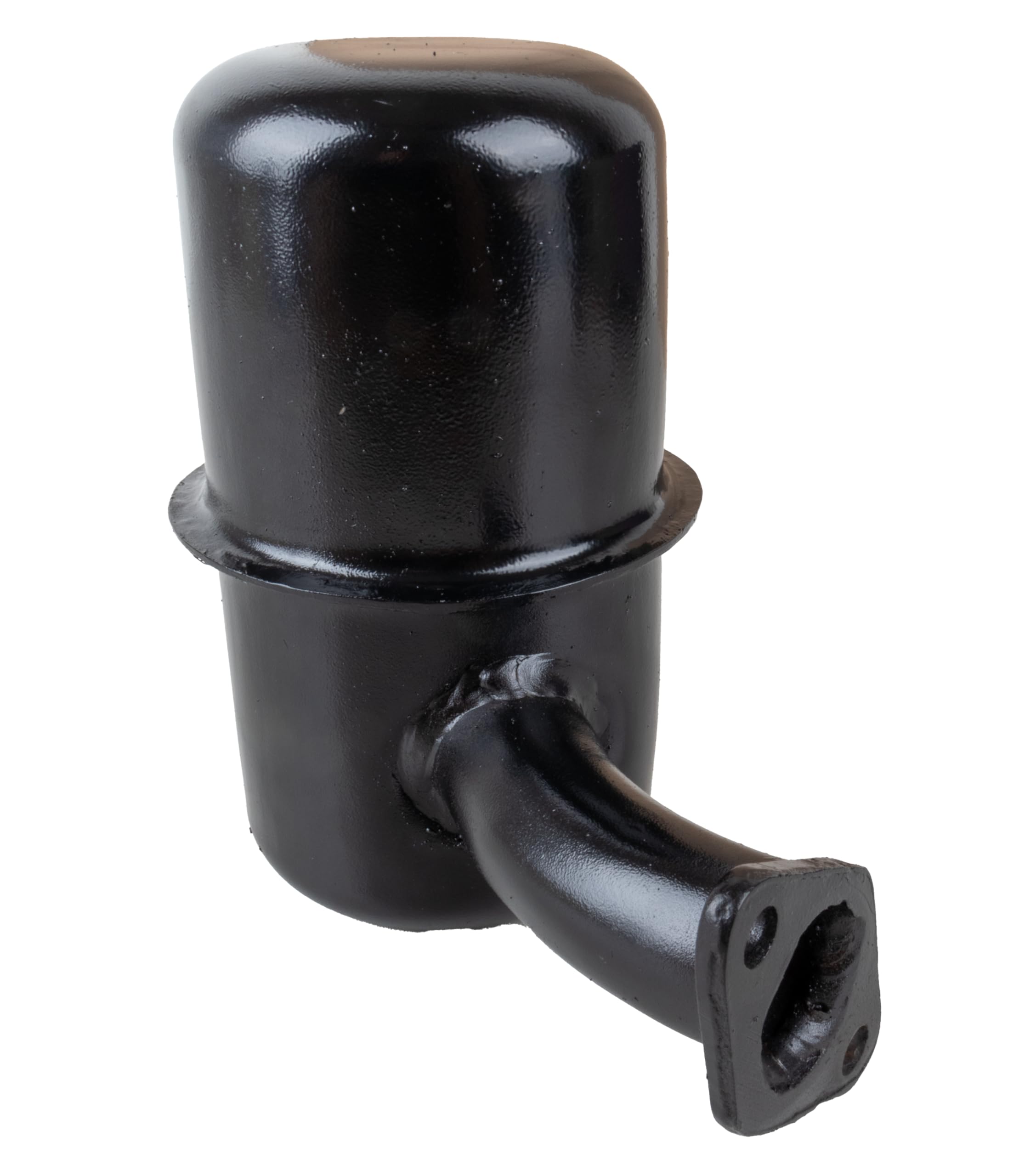 Ama Lombardini Schalldämpfer Für Traktor – Mit Zweilochflansch (47 Mm Mittenabstand), Höhe 150 Mm, Passend Für Lombardini Modelle