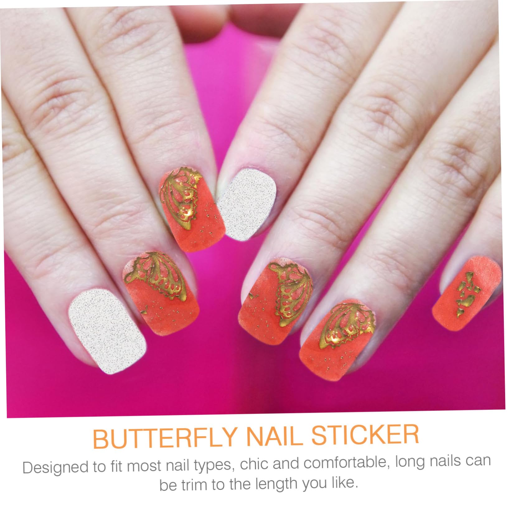 FRCOLOR 5ensembles Autocollants De Nail Art Graduel Ensemble De Stickers Pour Avec Motifs De Outils De