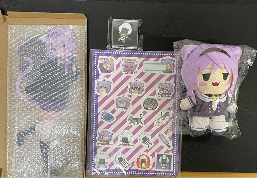 ☆☆ ホロライブ 猫又おかゆ 活動二周年記念グッズセット ホロライブ 猫又おかゆ 活動二周年記念グッズセット 未使用