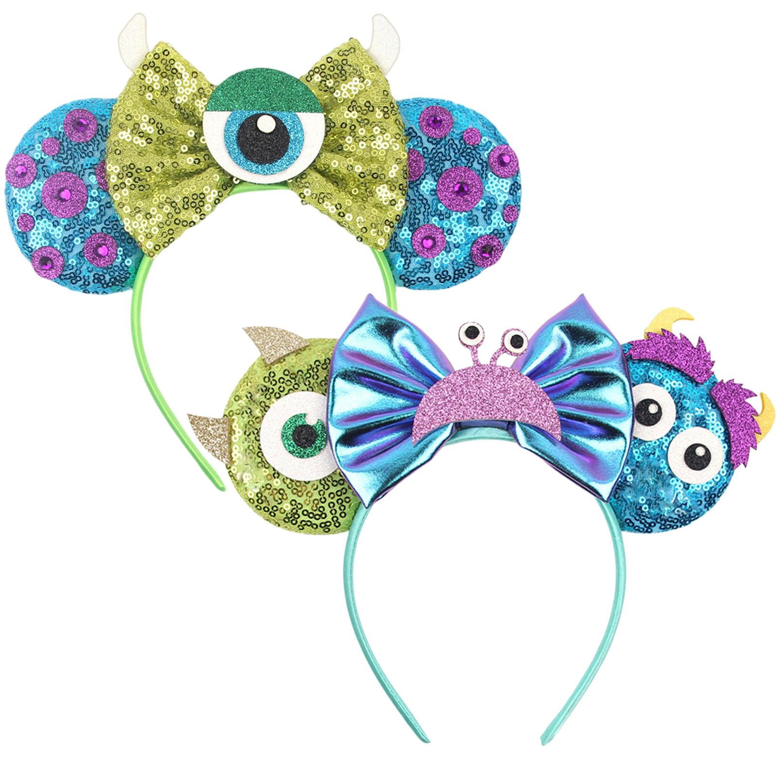 Amazon.com: FACHPINT Mike and Sully Ears Headbands - 2pcs  display picture 2
