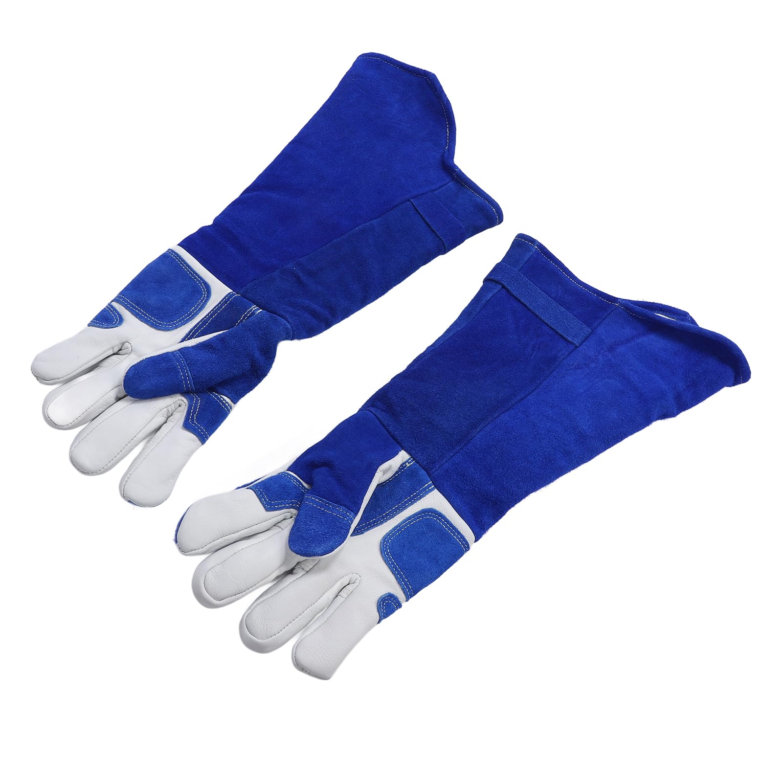 Gants de Manipulation d'Animaux Épais et Allongés, Gants Protecteurs Isolés Anti - rayures et Résistants aux Morsures, pour Falconnerie, Soins Vétérinaires et Travaux