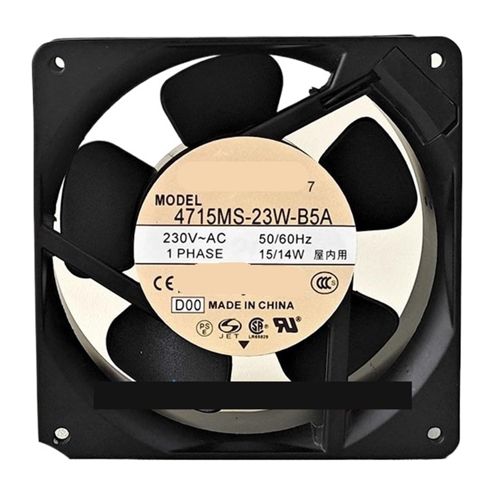 FSBNMNXPQ 4715MS-23W-B5A 230V 12038 120 * 120 * 38mm Cooling Fan
