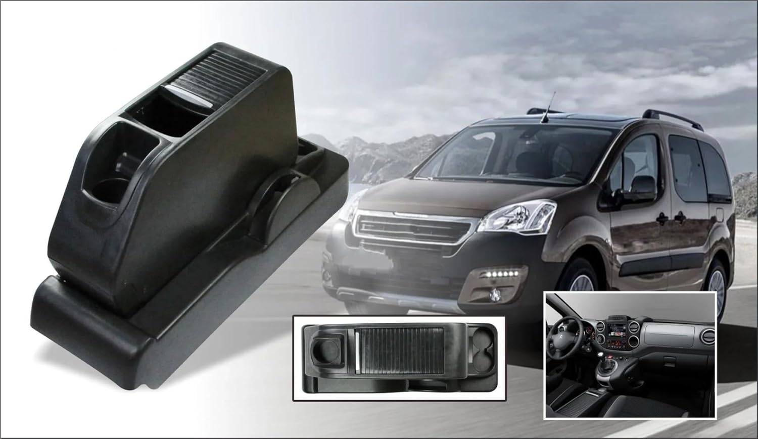 Auto Armrest Cover Protector for Peugeot 2010-2019 Car Interior Glove Box Storage Central Console Armrest