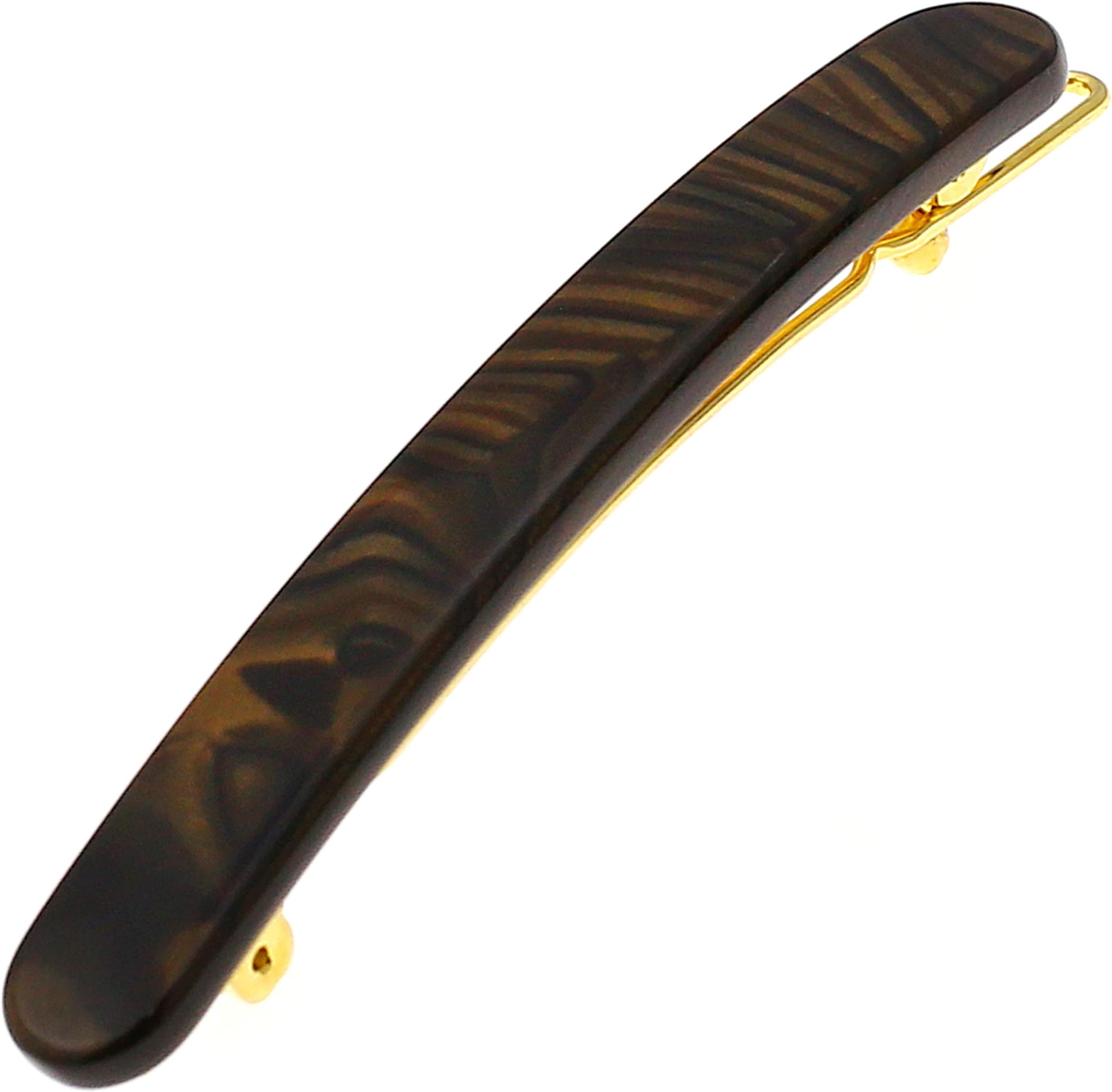 Camila Paris CP2987 French Hair Barrettes Clips for Women Handmade Small Girls Side Slide-in Barrette Clip, Hair Accessories for Women. Strong Hold No Slip Grip Fashion Durable Styling, Made in France