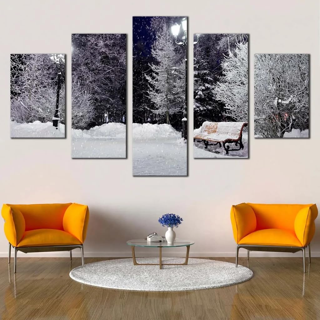 Tableaux Abstraits Moderne en 5 Pièces pour Décoration Murale de Salon