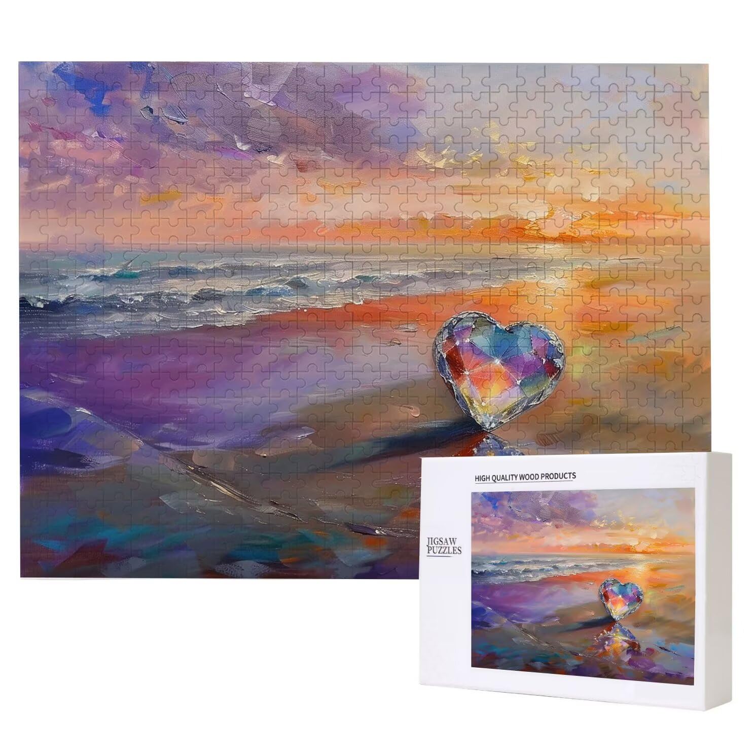 Puzzle dla dorosłych, 5000 sztuk, trudne drewniane puzzle, grafika do gier, układanka gra ręcznie dekoracja rodzinna, kreatywna rozrywka, prezent 105 x 156 cm plaża miłość K0F-820