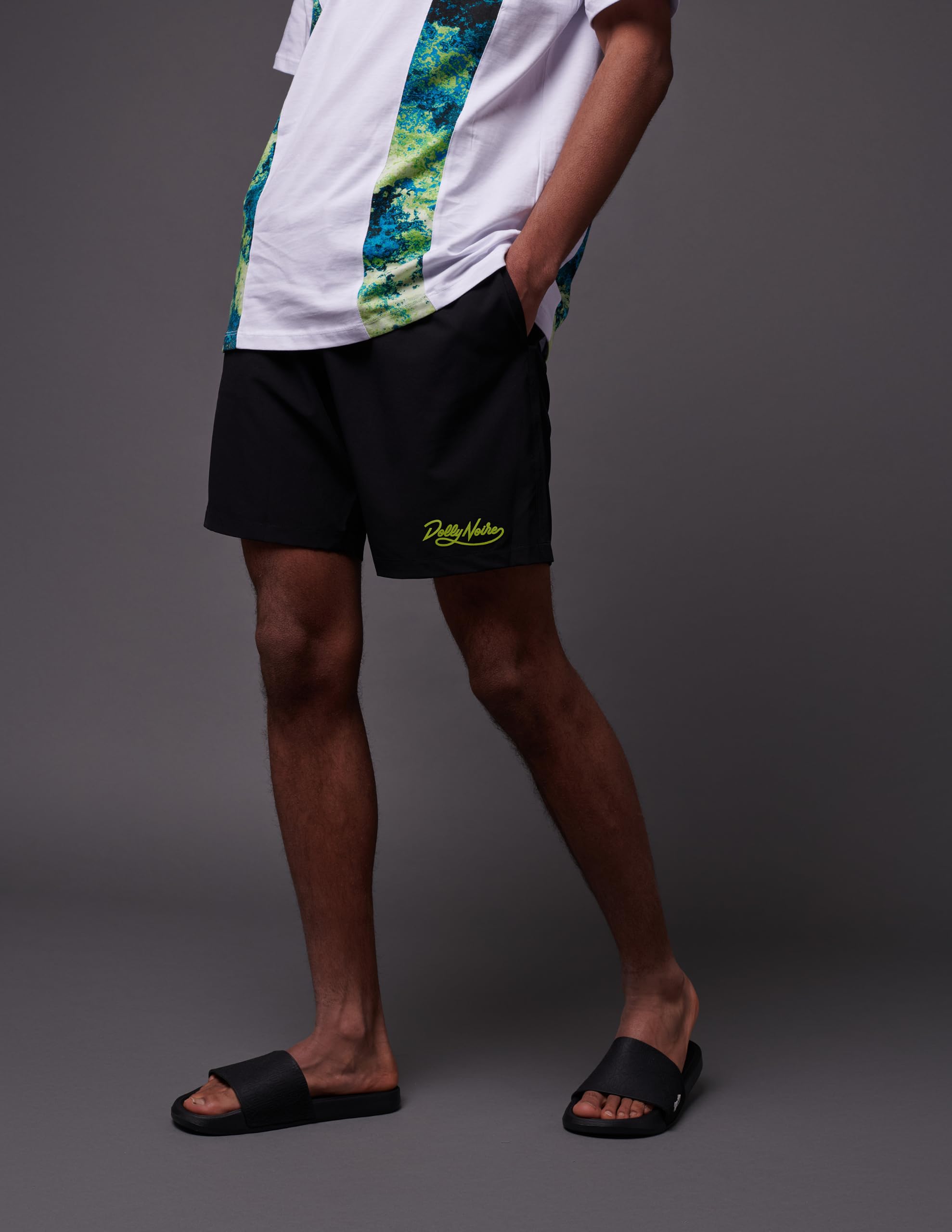 Dolly Noire Swimshorts Logo Costume, Unisex, Collezione Ufficiale