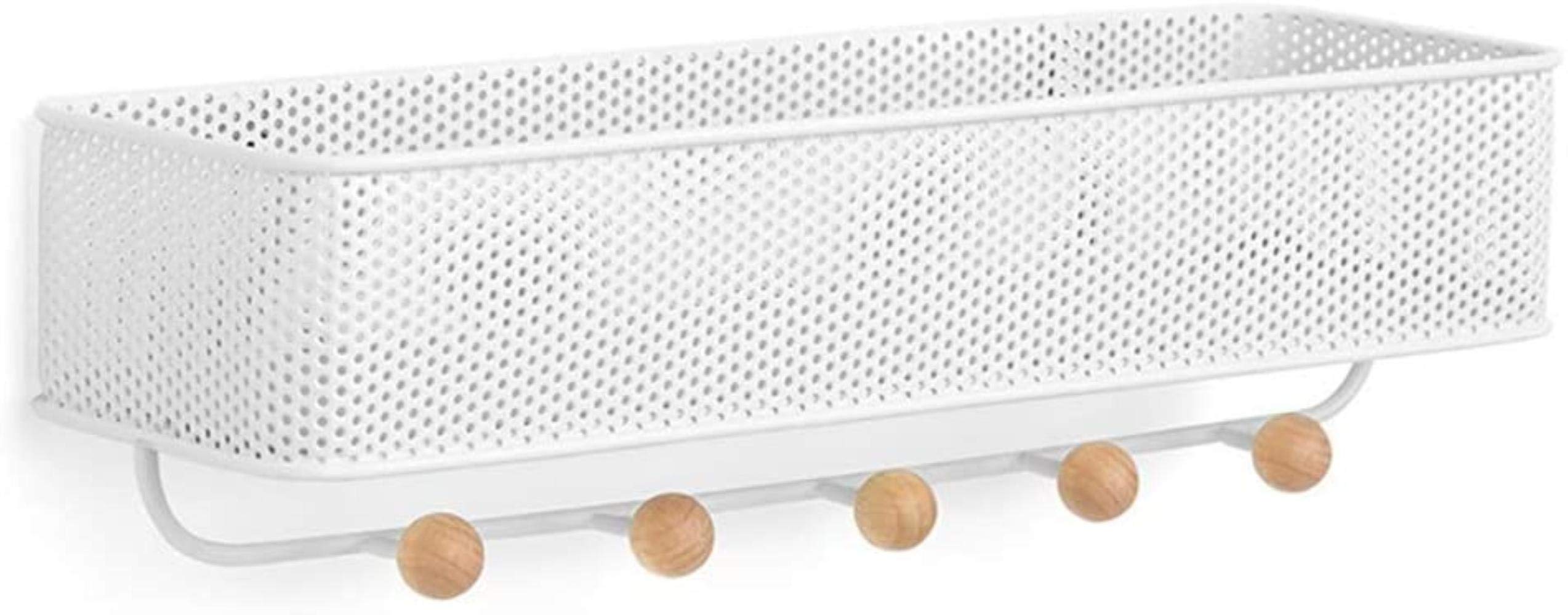 Cintre de porte murale blanc 31.8cm pour suspendre vos vêtements dans la chambre