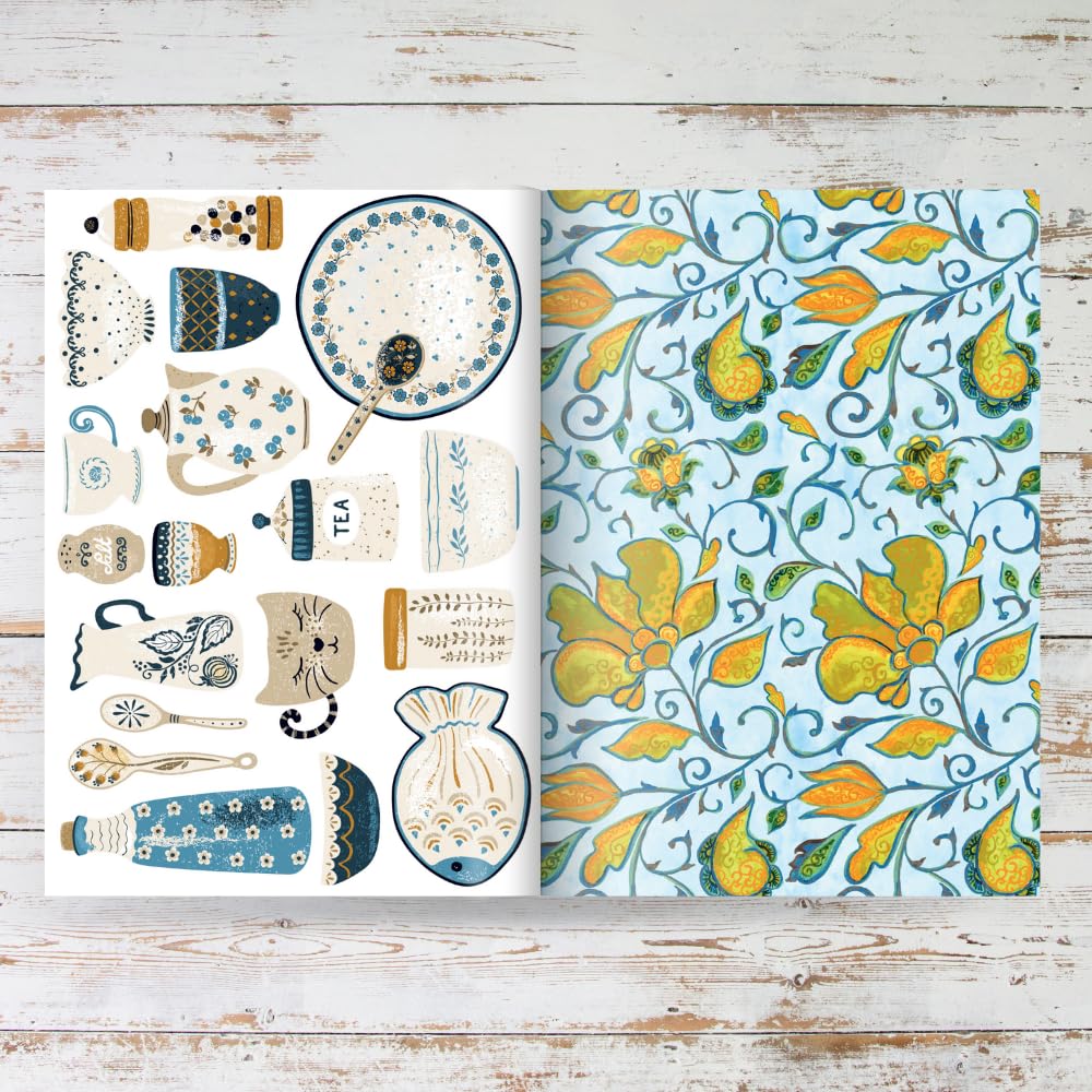 Daphne's Diary Scrapbook III | 50 Seiten mit 100 schönen Designs | Vintage Scrapbooking-Kit mit hochwertigem Papier und Bastelmaterialien | Ideal für Selbstfürsorge und kreative Projekte