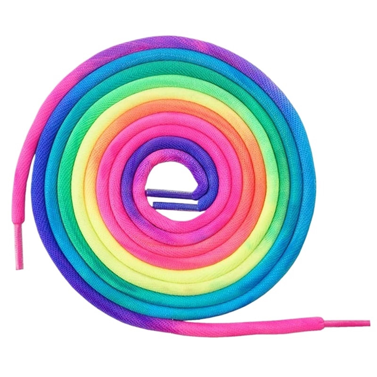 10 Paar Regenbogen-Schnürsenkel, dick, rund, bunt, for Turnschuhe, Stiefel, Sport, Tennis Für Sneaker
